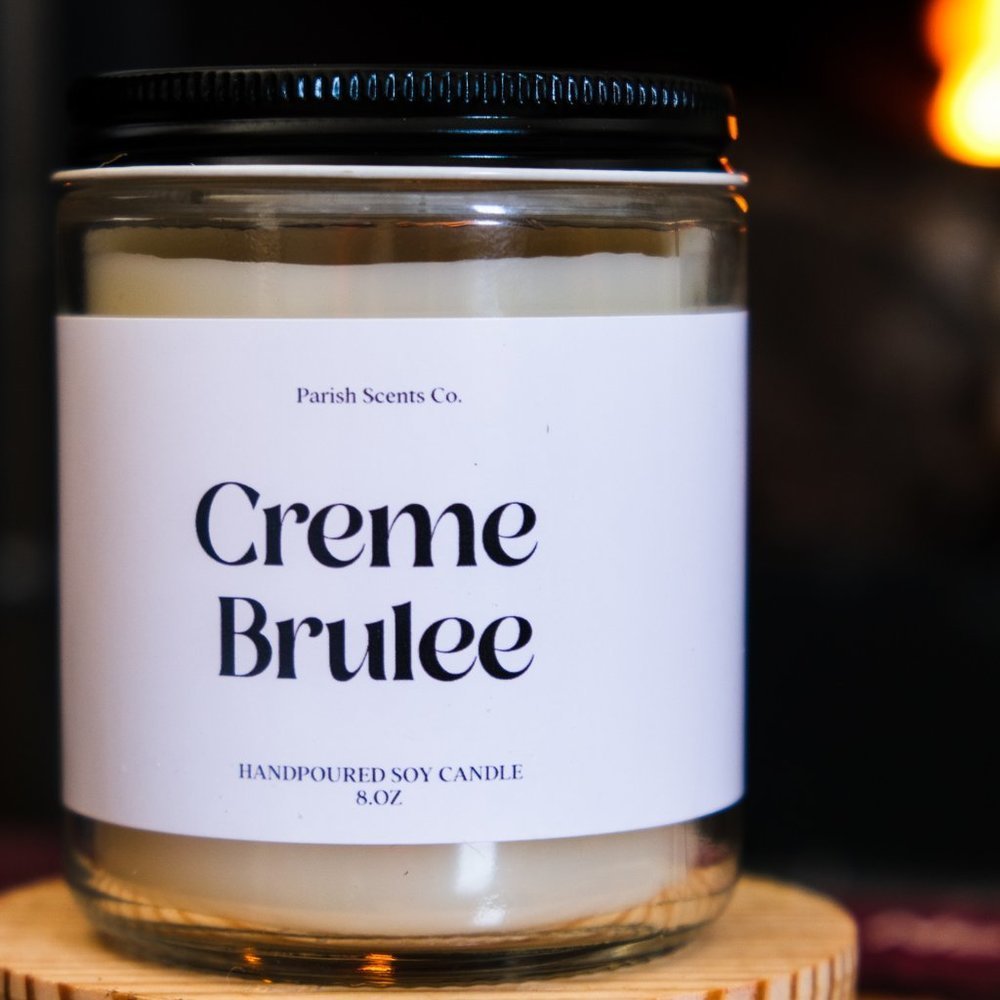 8oz Creme Brulee New Orleans Candle Parish Scents